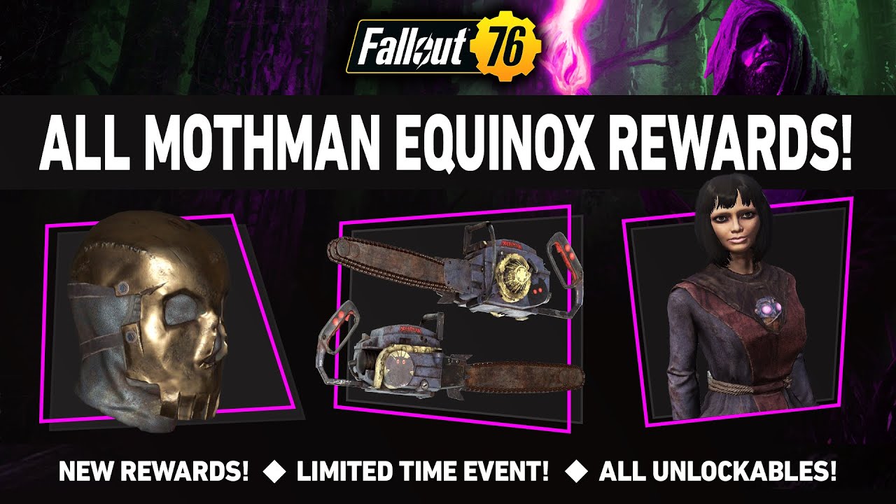 All Mothman Equinox Rewards in Fallout 76! | NEW Plans Added!