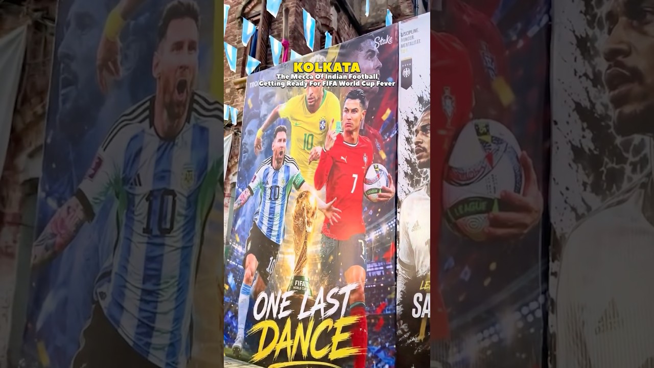 FIFA fever in Kolkata | 🎥: IG / kolkatacityofjoy | KKR 2026