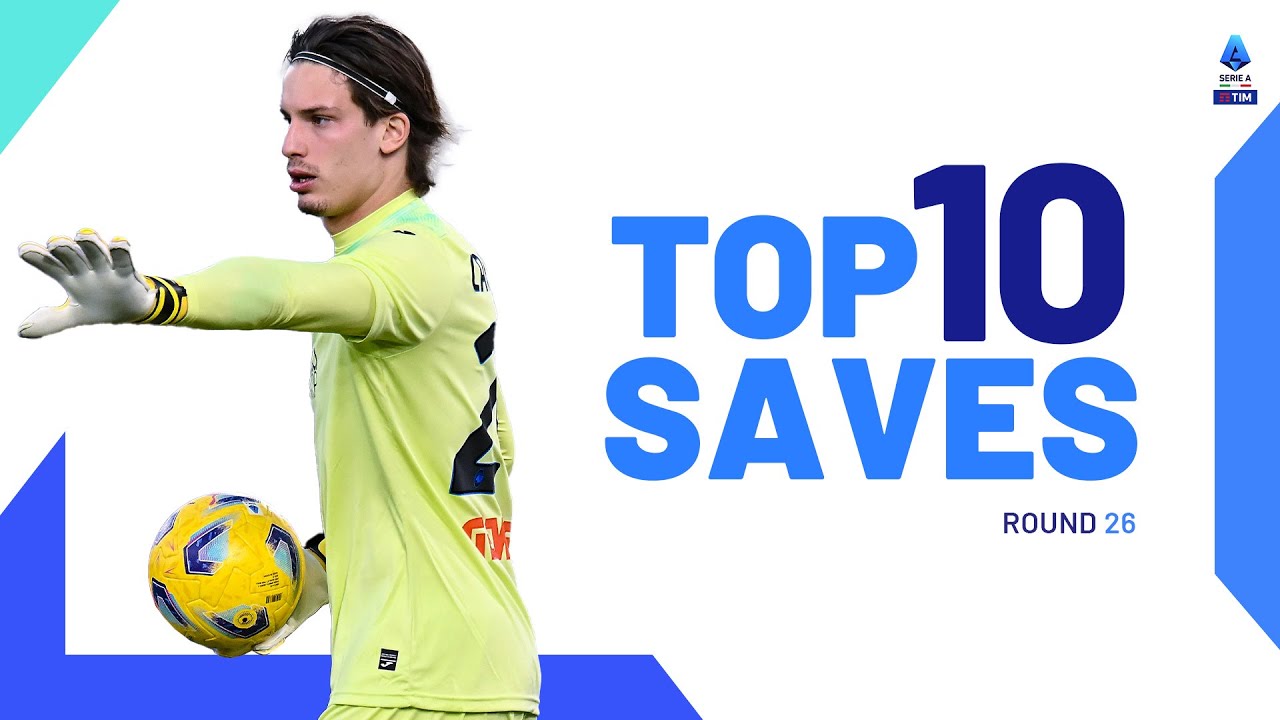 Carnesecchi denies Calabria with a brilliant stop | Top Saves | Round 26 | Serie A 2023/24