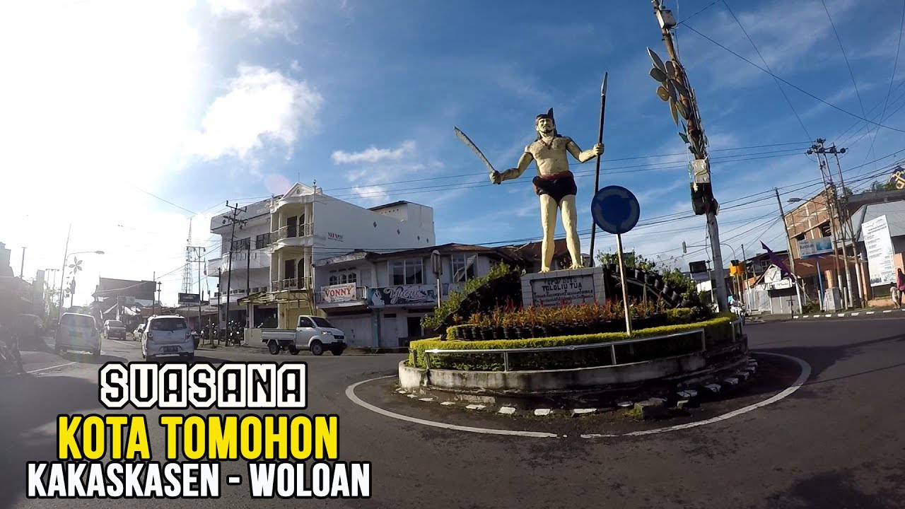 Suasana pusat KOTA TOMOHON | Kakaskasen - Woloan | reart channel