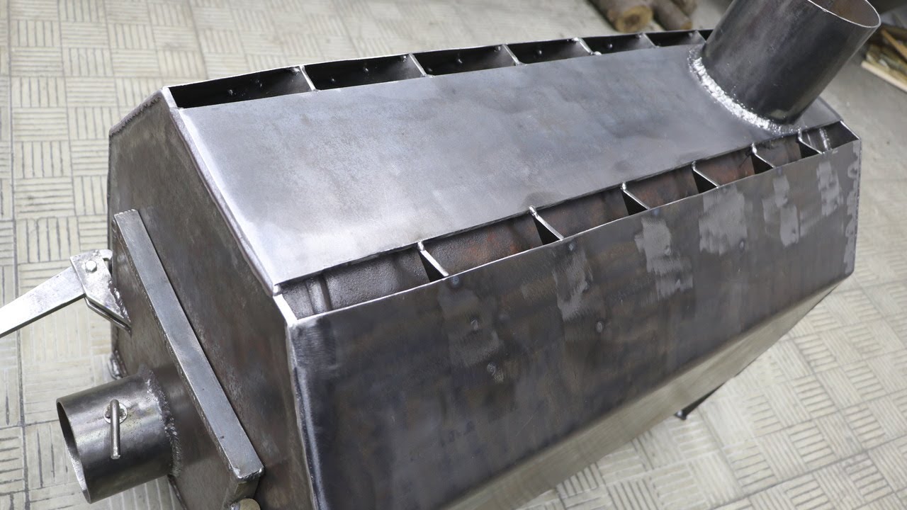 MAKING a convection stove on wood !!!