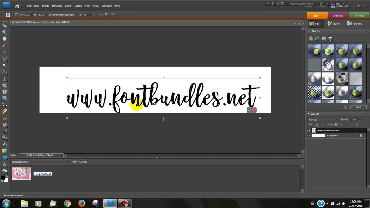 How to create watermarks using photoshop