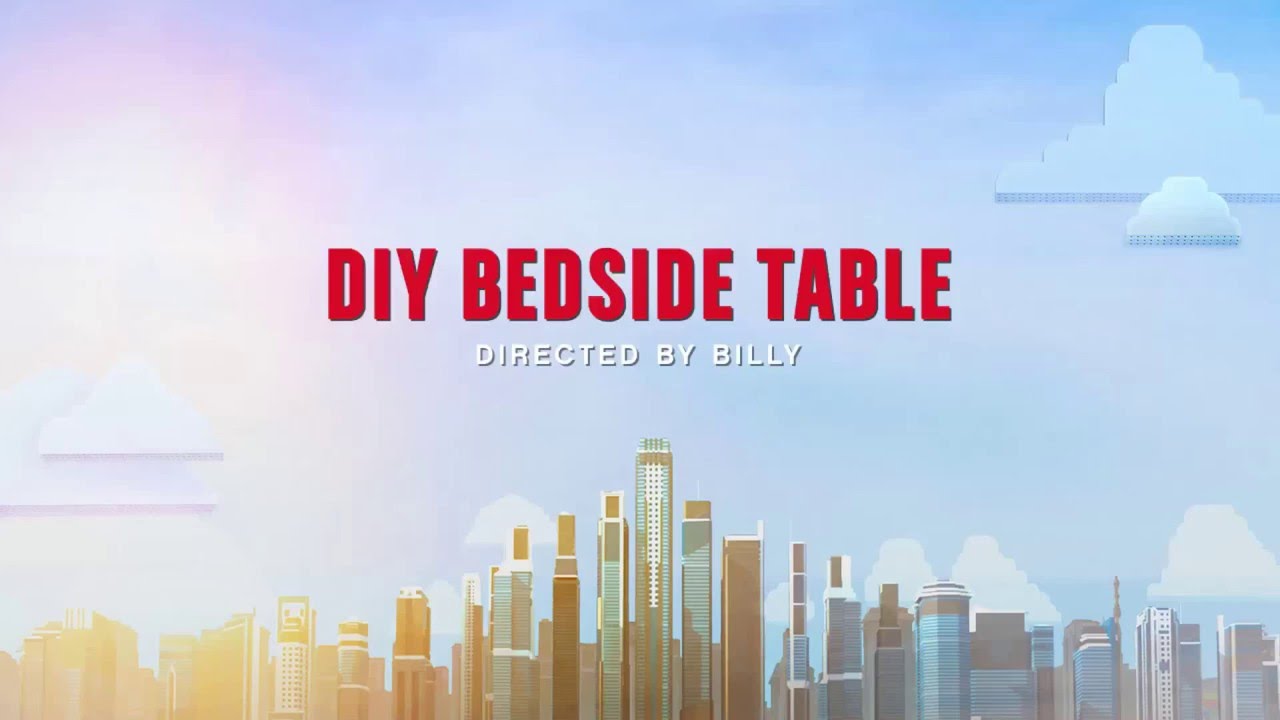 DIY LEGO Bedside table