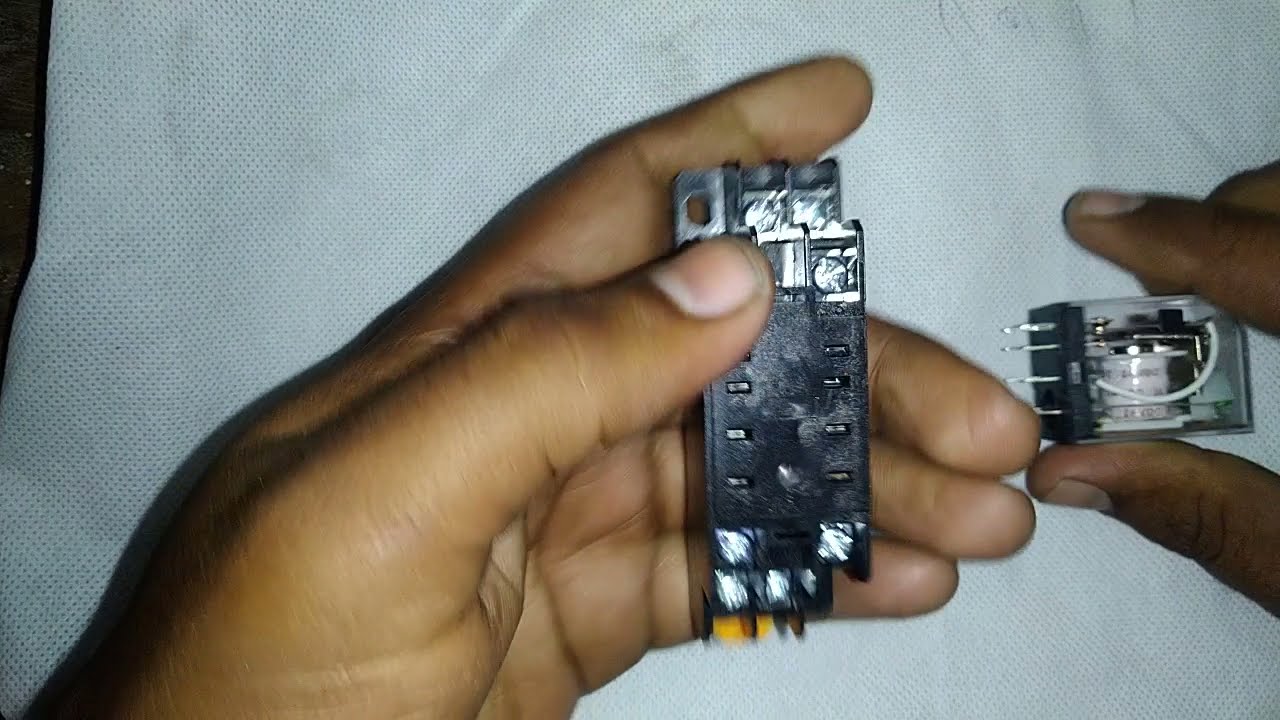 relay base wiring | 8 pin relay base wiring