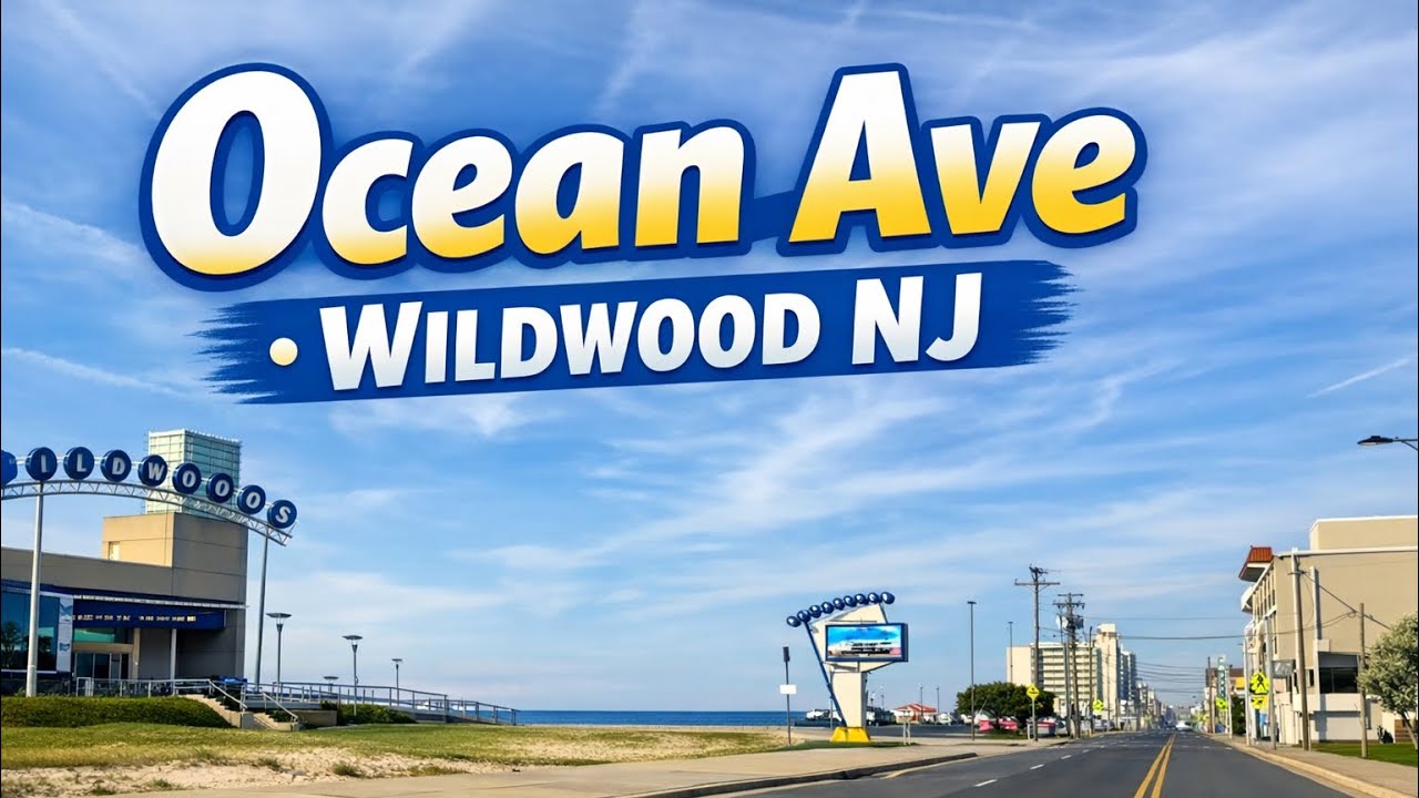 Driving Through Wildwood 2026 &ndash; Ocean Ave POV Ambience