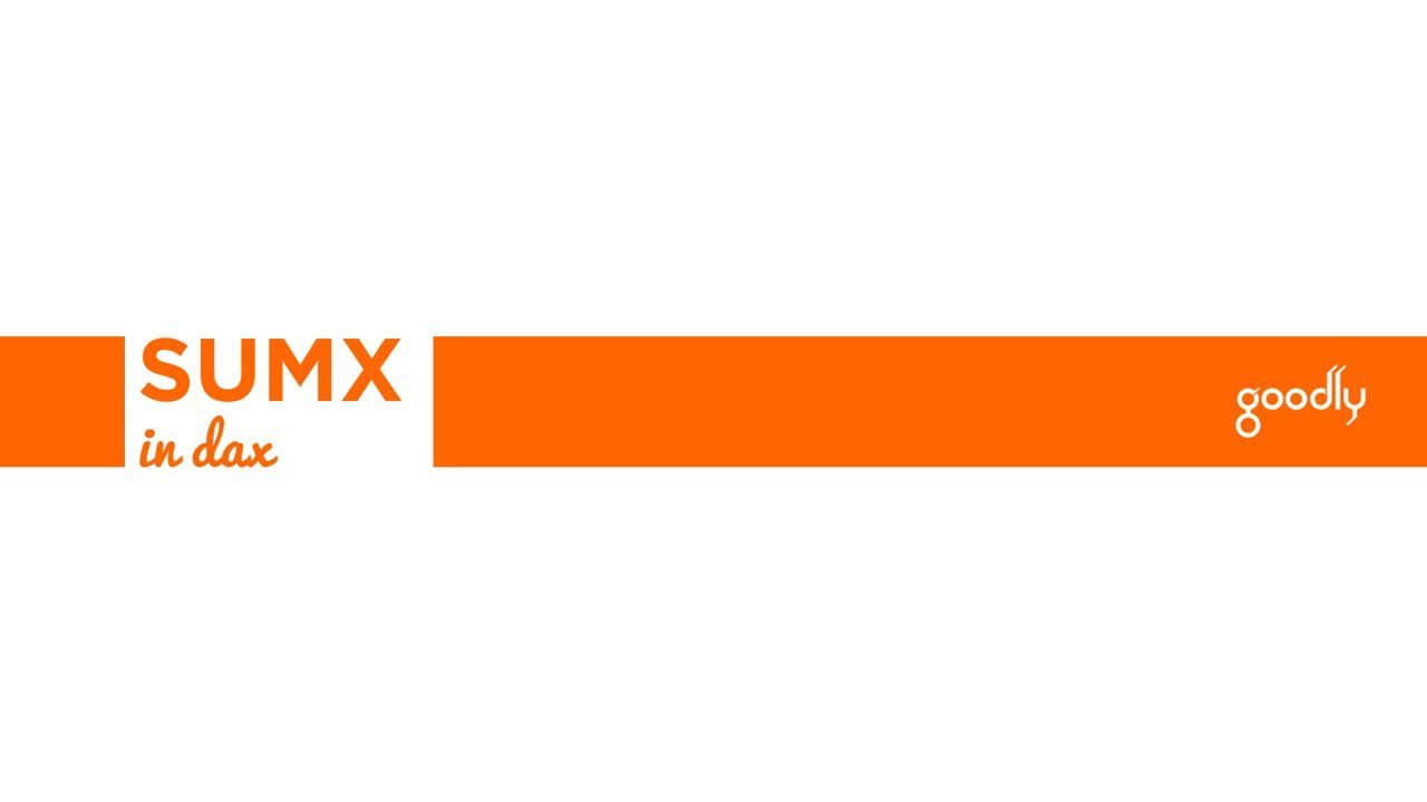 Функция SUMX в DAX