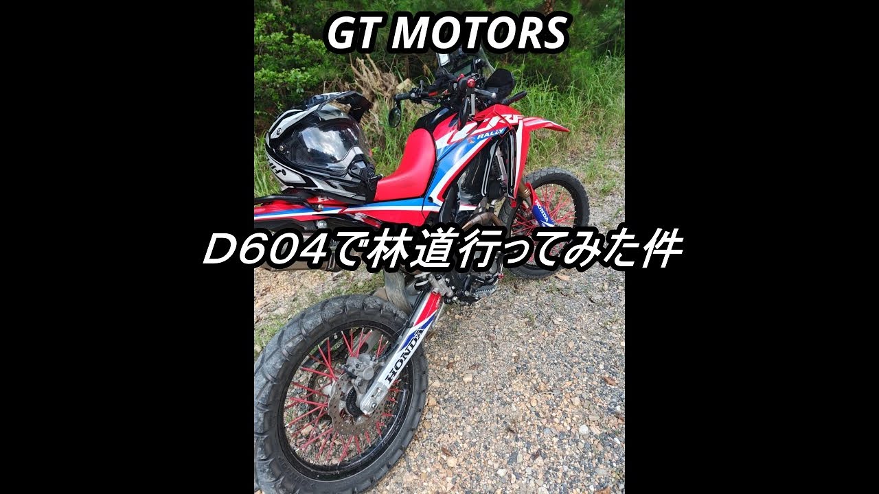 D604履いて林道行ってみた件