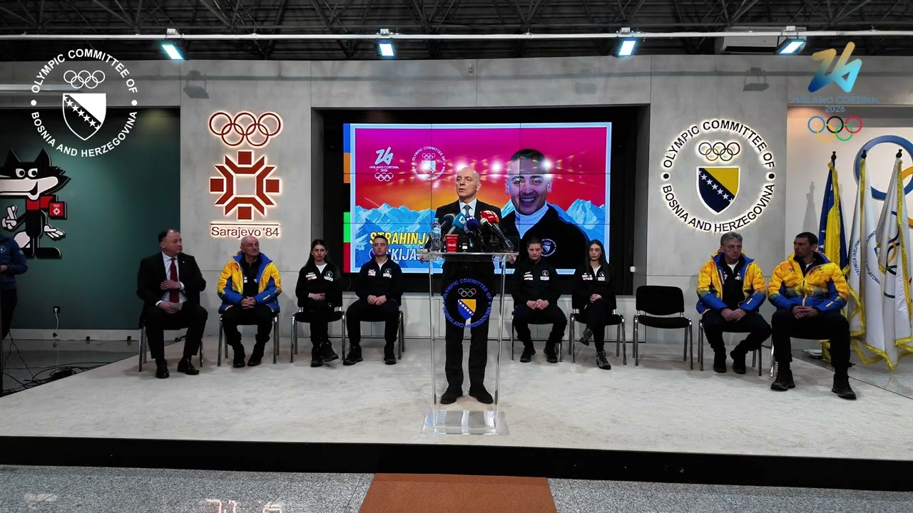 prof.dr. Izet Rađo: Predstavljen bh. tim olimpijaca za Zimske olimpijske igre Milano Cortina 2026