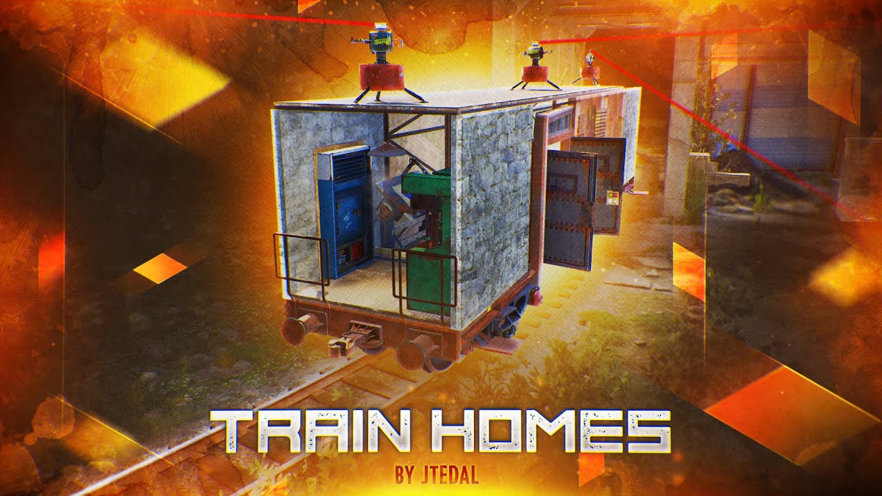 Train Homes l RUST Custom Plugin l MAD MAPPERS