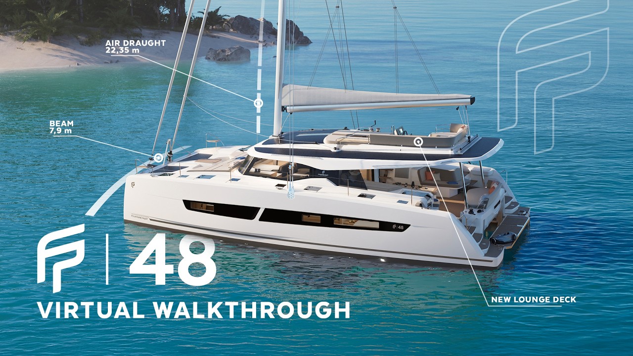 New FP48: full guided tour - design, espace, innovation | by Fountaine Pajot