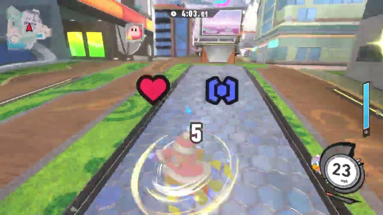 Kirby Air Riders - Pink King Dedede's City Trial