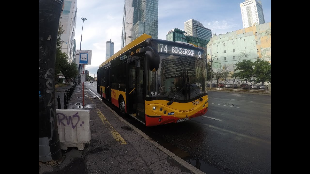 Ursus CS12E #1996 MZA Warszawa [Przejazd Linia 174 - Bokserska] | KUBSSS