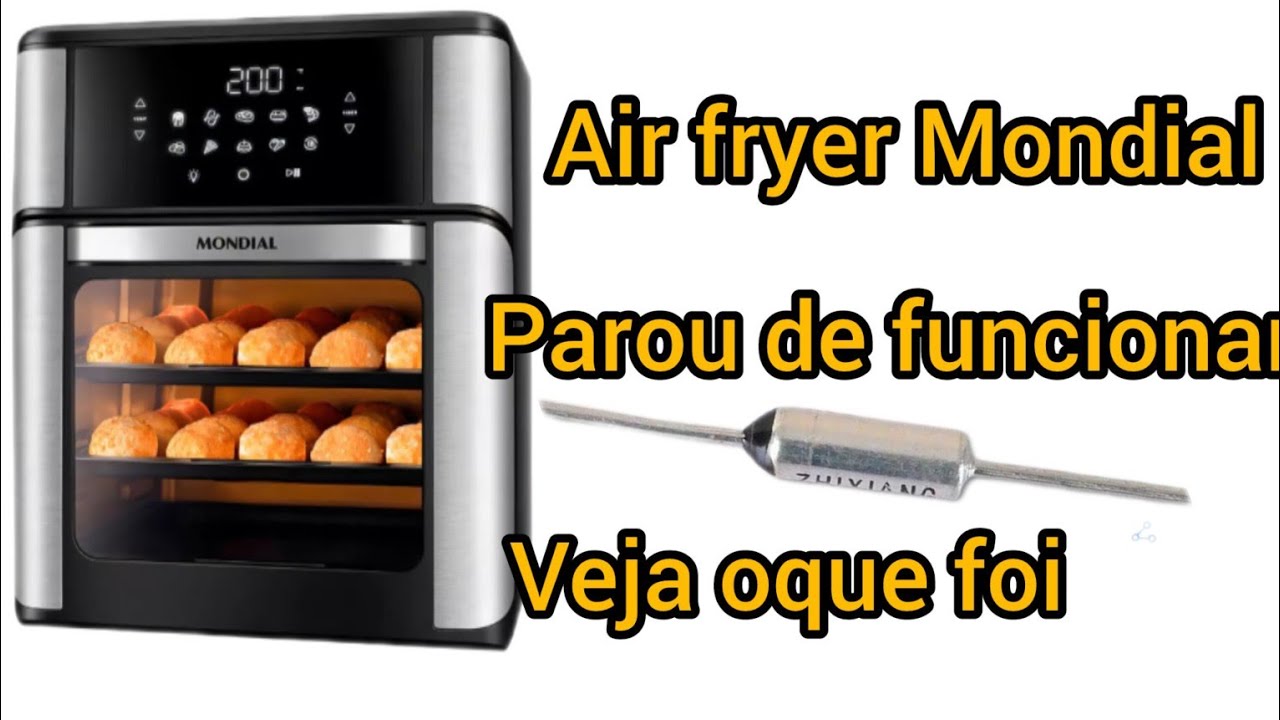 Air fryer Mondial parou de funcionar