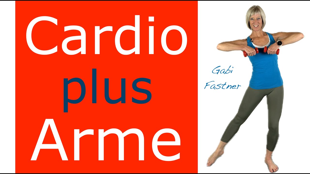 📍21 min. Cardio plus Arme trainiert mit Kleinhanteln, ca. 1800 Schritte und 150 kcal verbrennen.