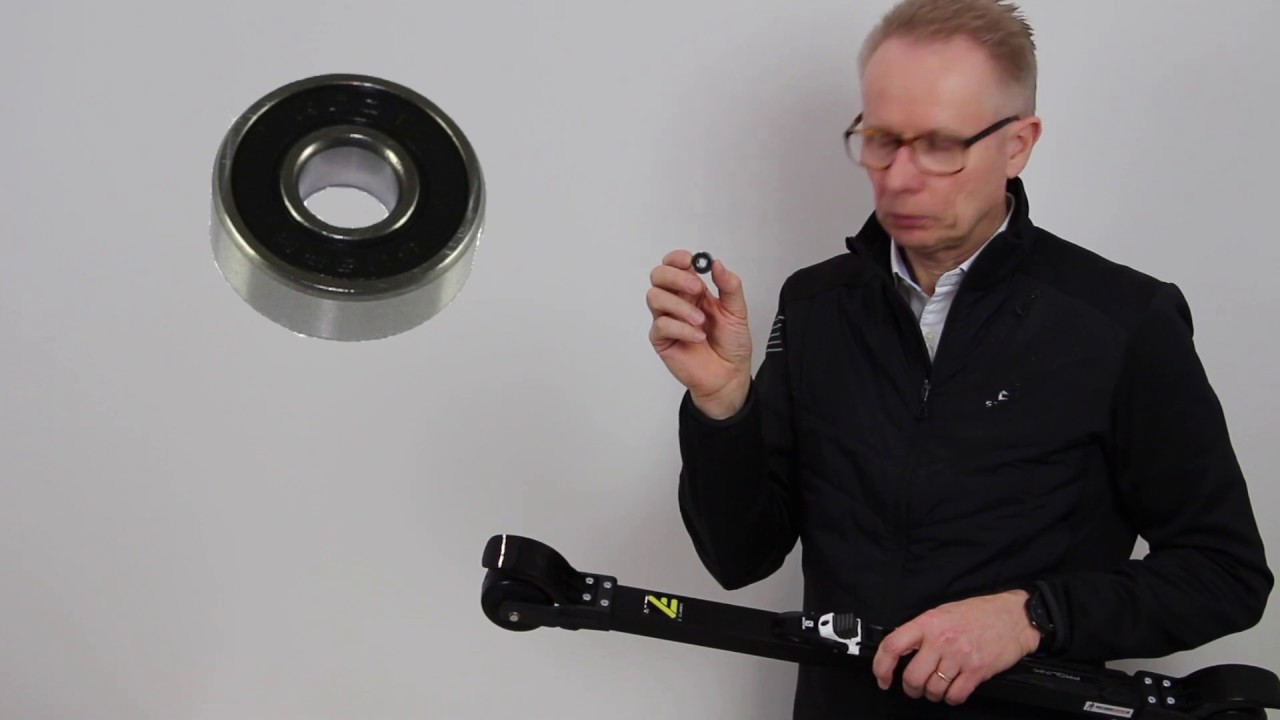 Underhåll av rullskidor, stavar och pjäxor