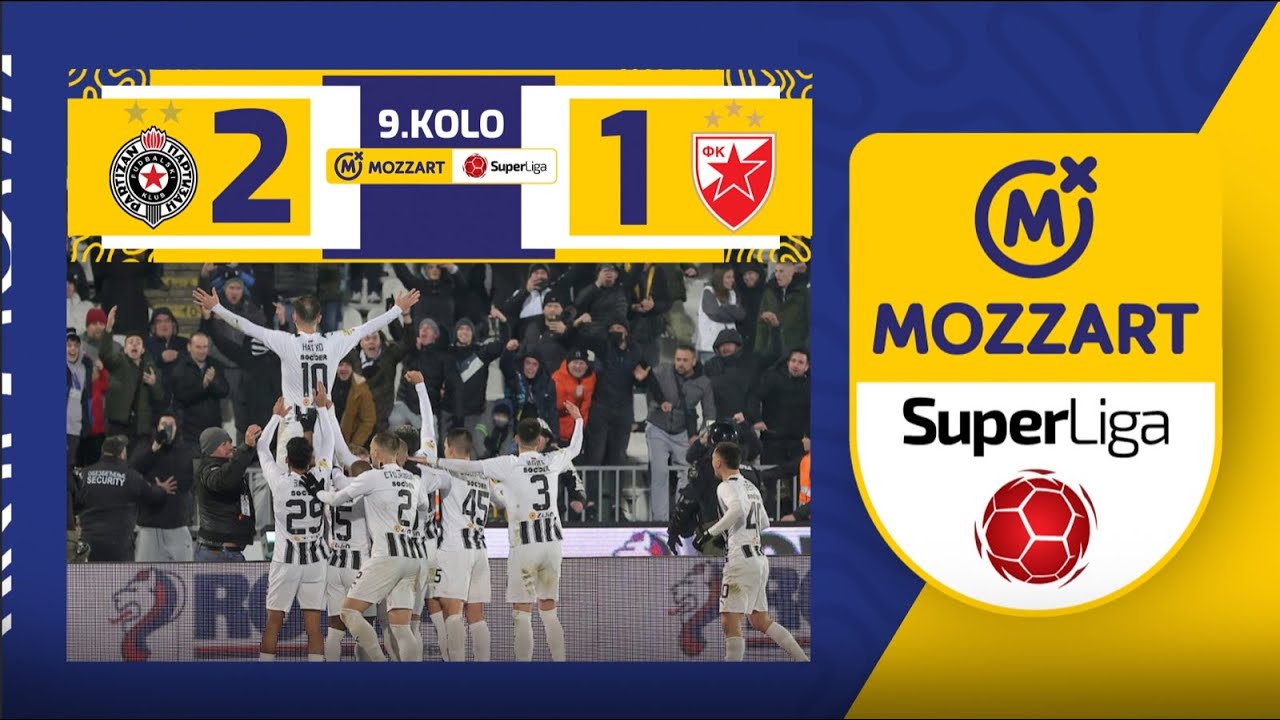 Mozzart Bet Super liga 2023/24 - 9.Kolo: PARTIZAN – CRVENA ZVEZDA 2:1 (1:0)