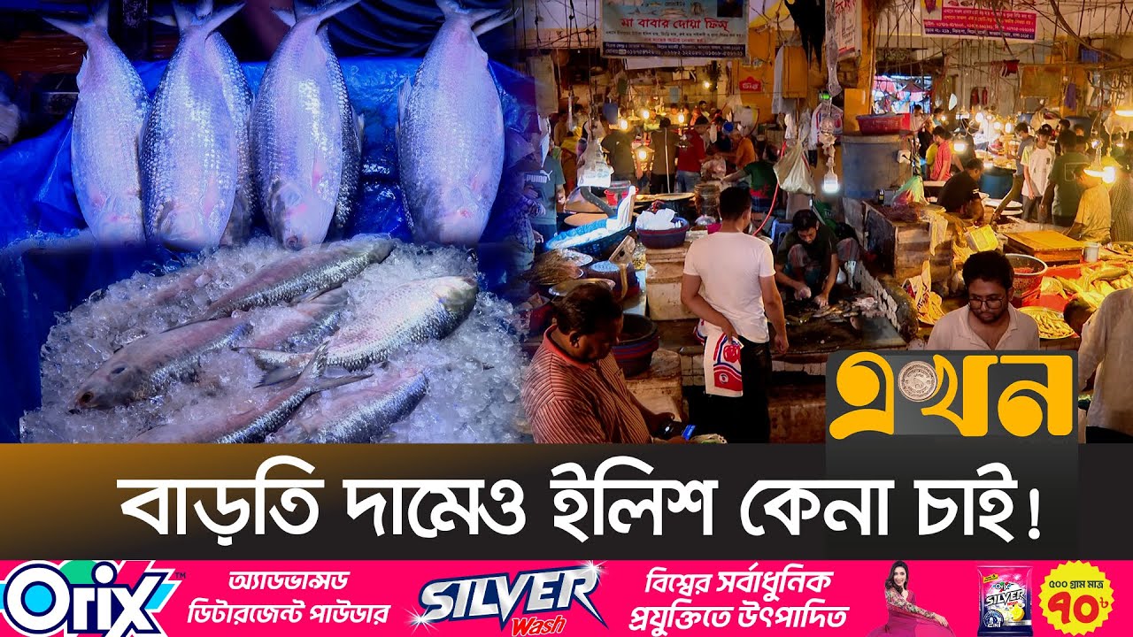 ইলিশের দামে আগুন, তবুও থেমে নেই বাঙালি | Hilsa Fish Price in Bangladesh Today | Ekhon TV