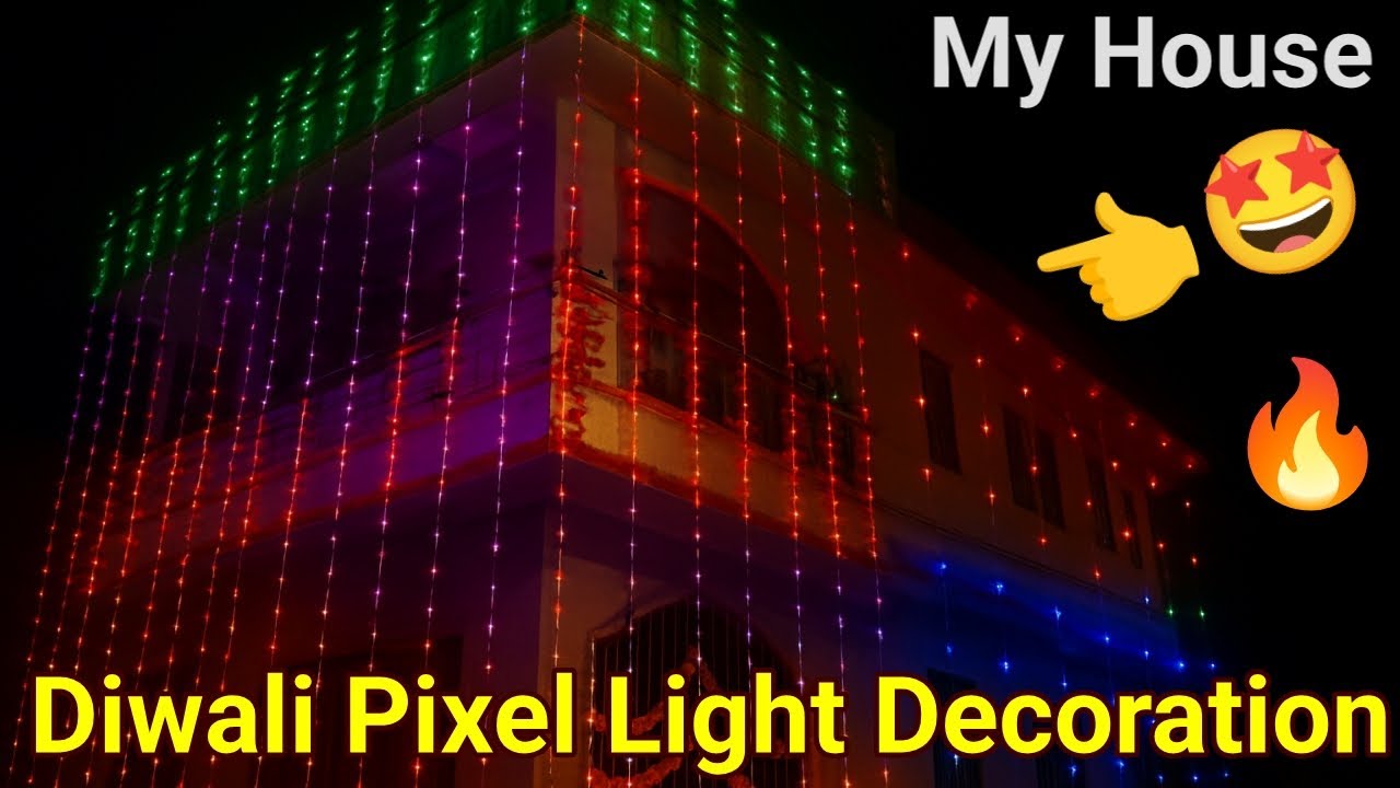 Diwali Pixel Light Decoration || Pixel Led Parallel Decoration || Pixel Led Light