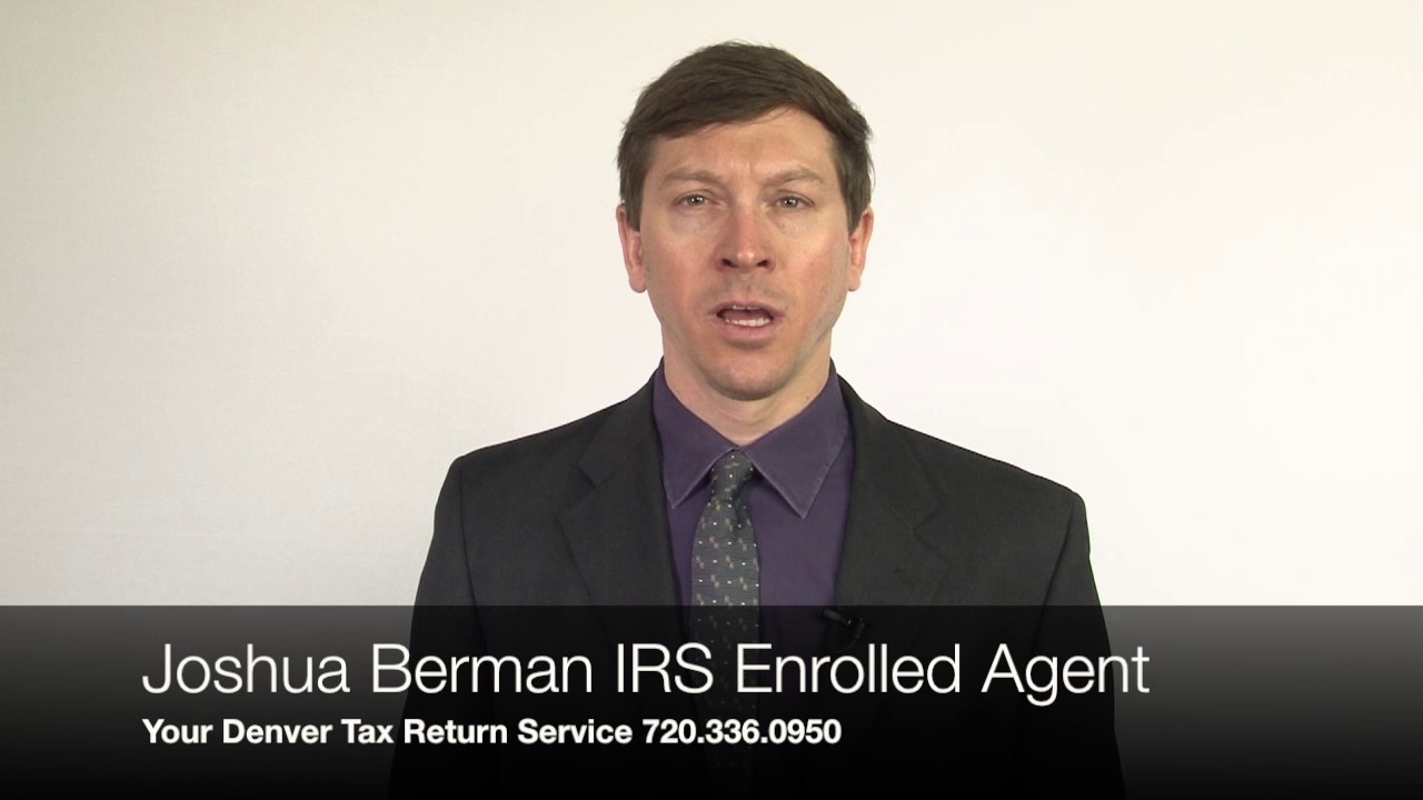 By The Law Joshua Berman Denver Tax Return Service