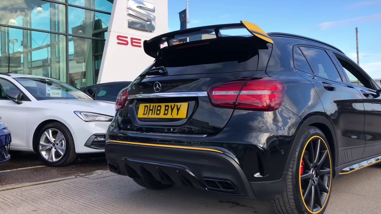 Mercedes-Benz GLA Class 2.0 GLA45 AMG Yellow Night Edition SpdS DCT 4MATIC- For sale at Crewe SEAT