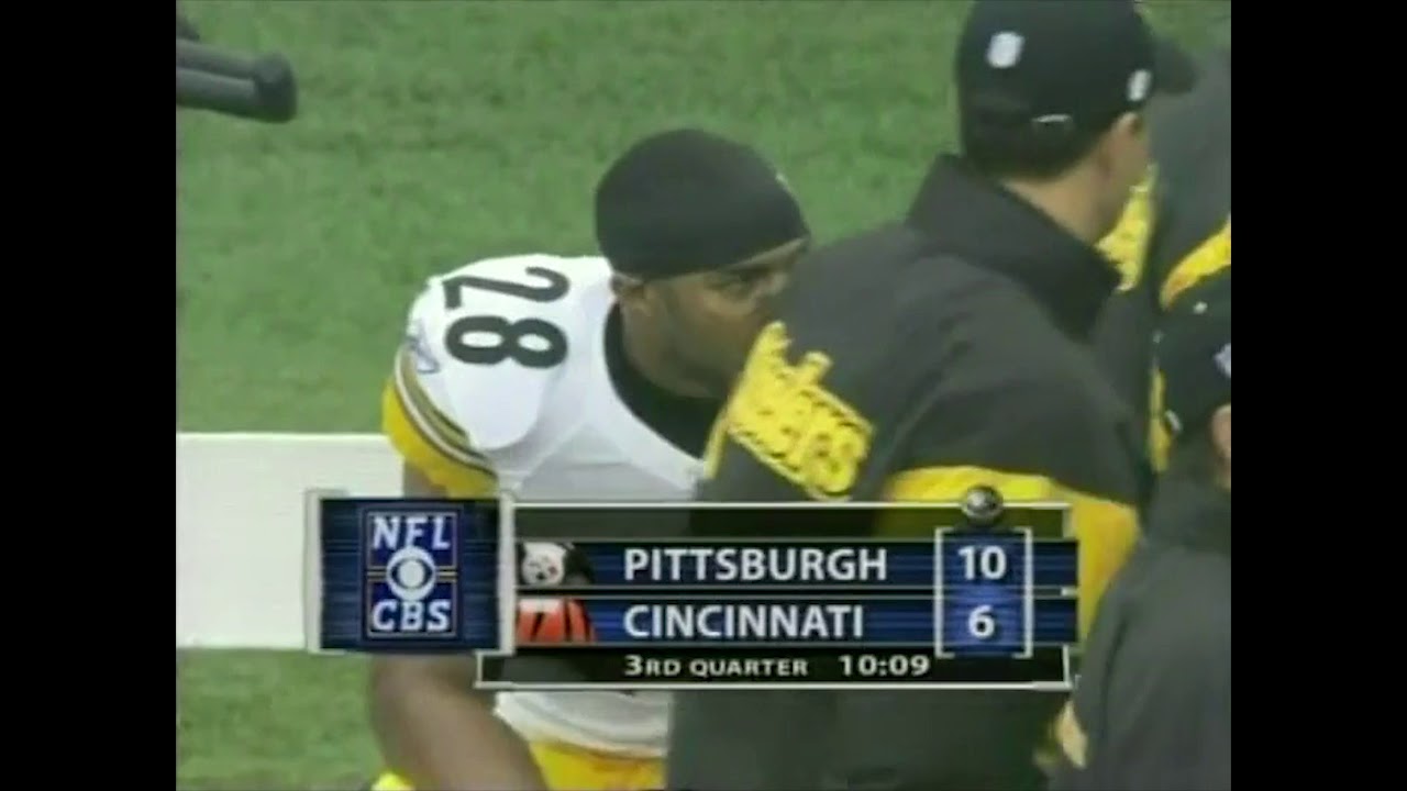 2005, Week 7, Steelers 27 @ Bengals 13, Highlights