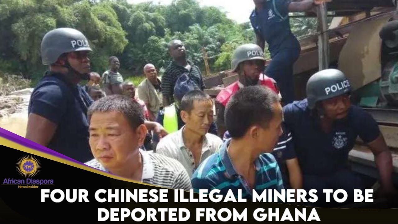 Four Chinese Illegal Miners To Be Deported From Ghana
