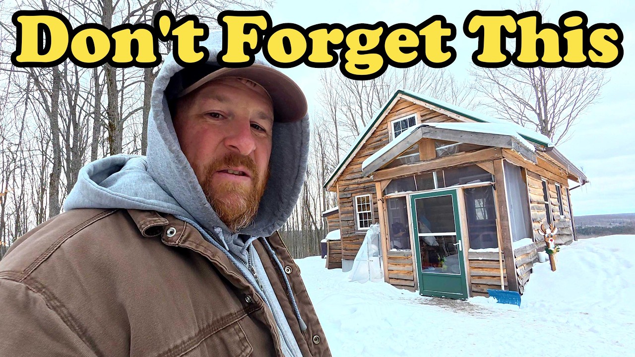 This Is What It Takes! Winter Living Off-Grid