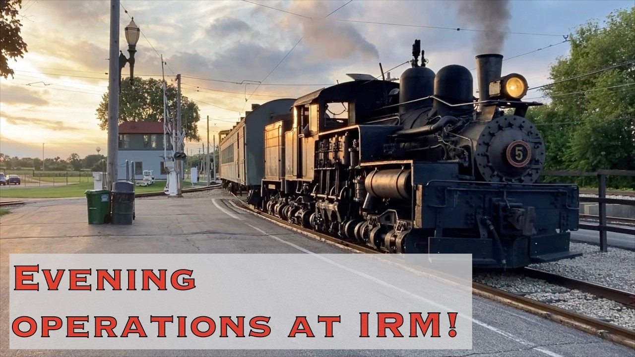 An evening at the Illinois Railway Museum!
