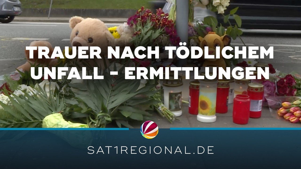 11-J&auml;hriger von Lkw erfasst: Trauer in Hamburg-Wilstorf - Ermittlungen laufen