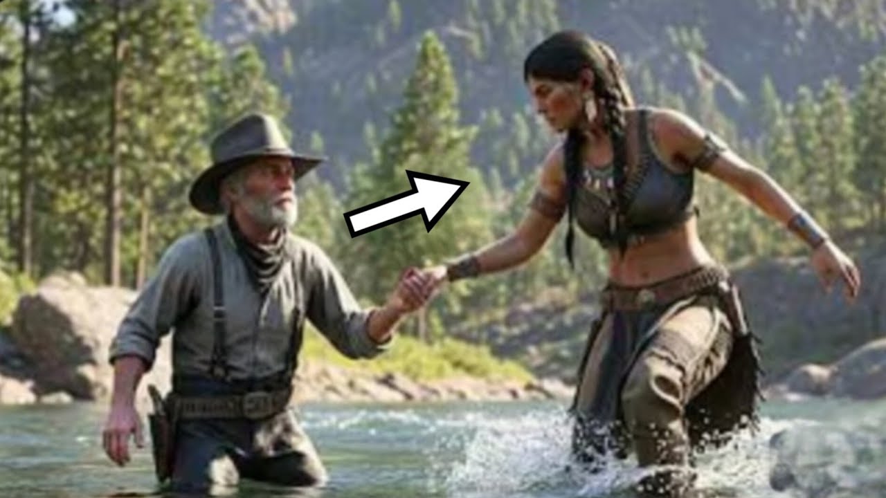 Il sauva une femme apache géante de la rivière. Le lendemain, son père vint avec une surprise.