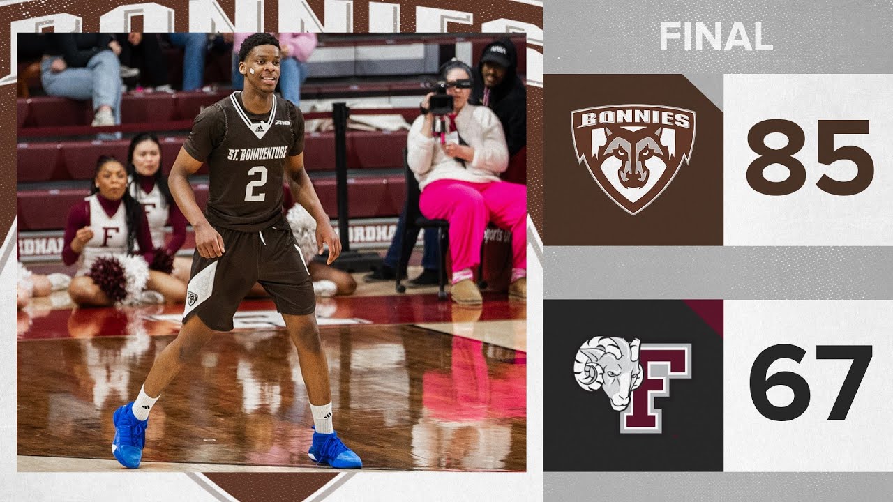 MBB | St. Bonaventure 85, Fordham 67 Visual Recap (2/14/24)