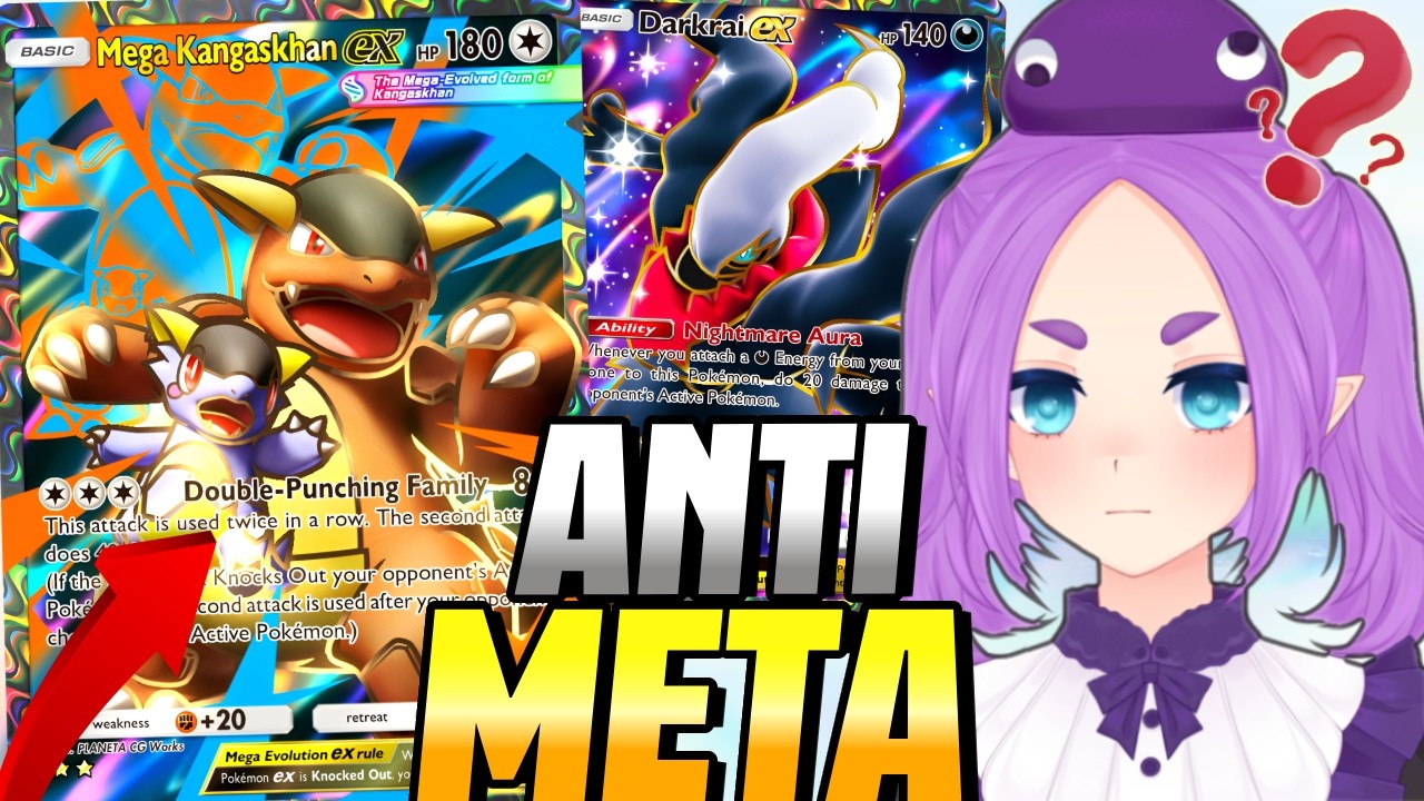 ¿Mega Kangaskhan EX con Darkrai EX el mejor ANTI META? | Pokémon TCG Pocket