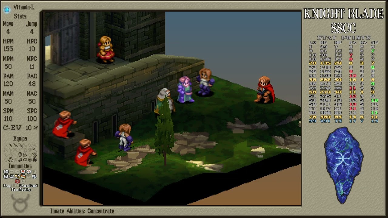 [FFT] Knight Blade SSCC Pt.19 - Back Gate of Lesalia Castle