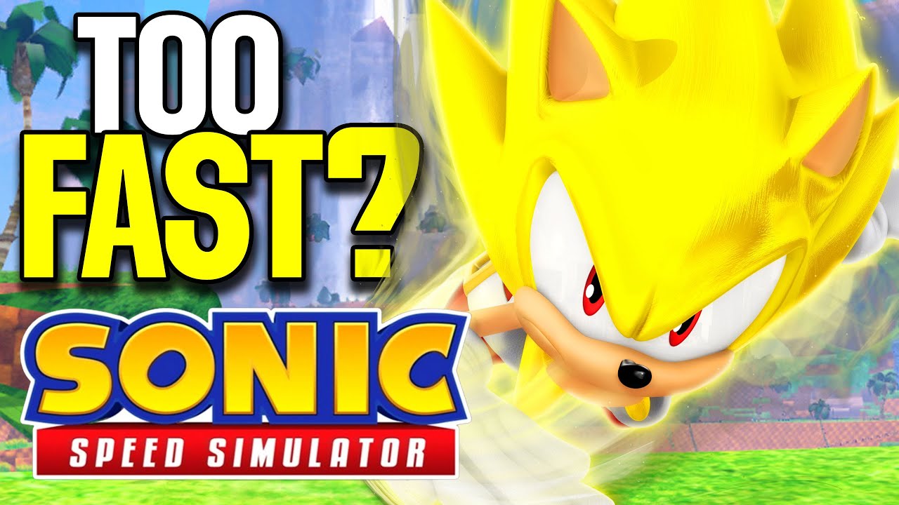 Как я стал САМЫМ БЫСТРЫМ игроком в Sonic Speed ​​Simulator!