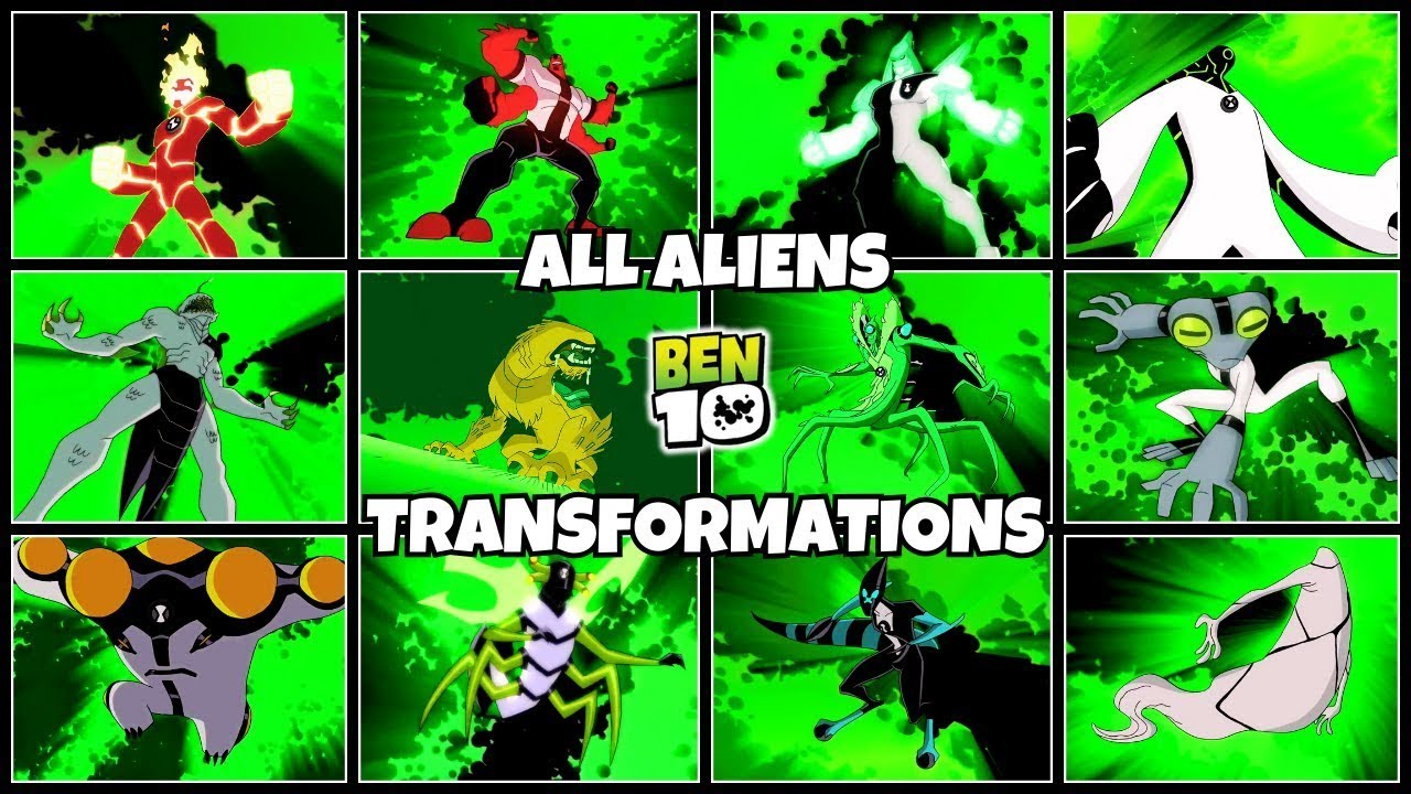 BEN 10 COMPLETE ALIEN TRANSFORMATIONS
