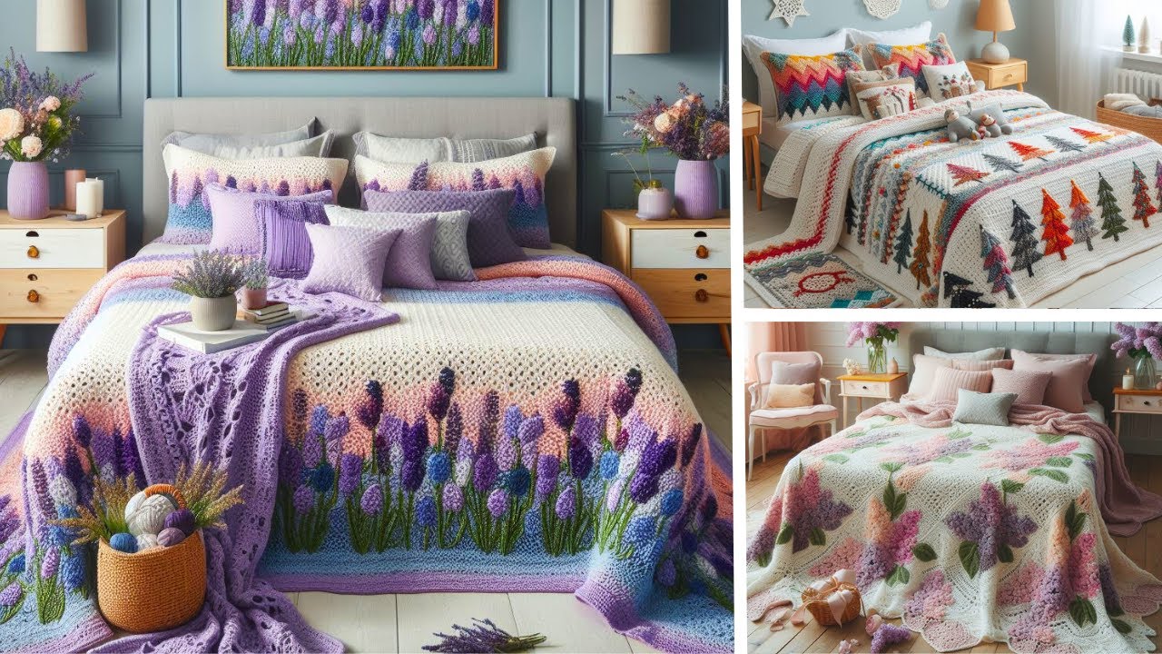 Amazing 😍 Crochet Bed Sheets (crochet ideas) #crochet #knitted #bedsheets