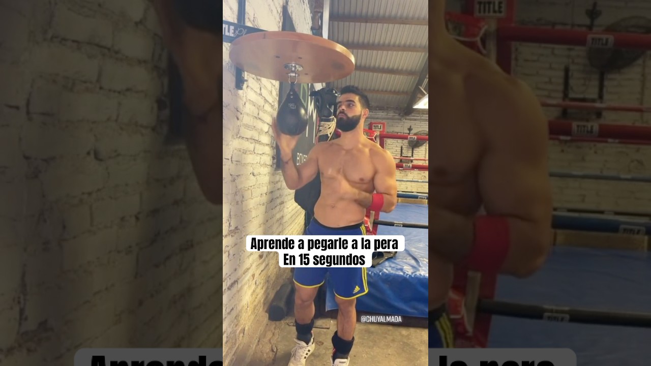 Aprende a pegarle a la PERA de BOXEO en  15 segundos 🥊