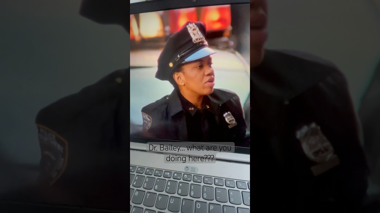 Did you know Dr. Bailey was a cop?    #sexandthecity #greysanatomy