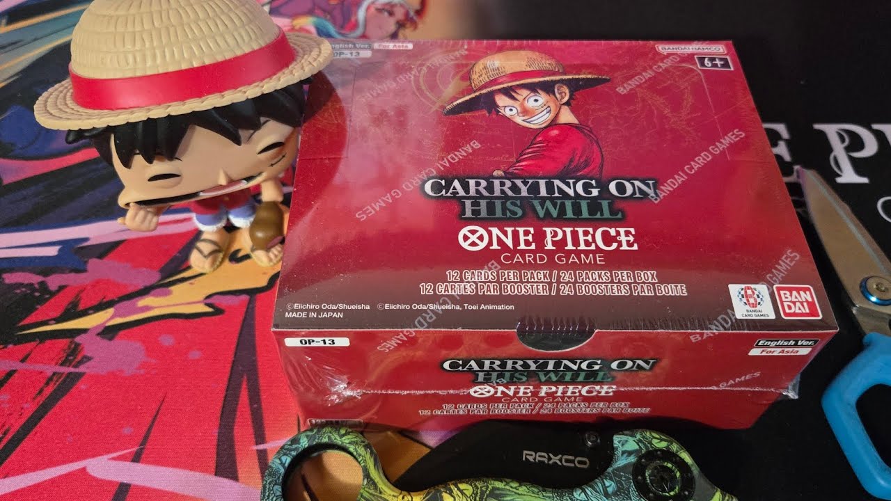 Box 5 of 12 🔥 OP13 Carrying On His Will | Case Rip Heats Up! One Piece TCG