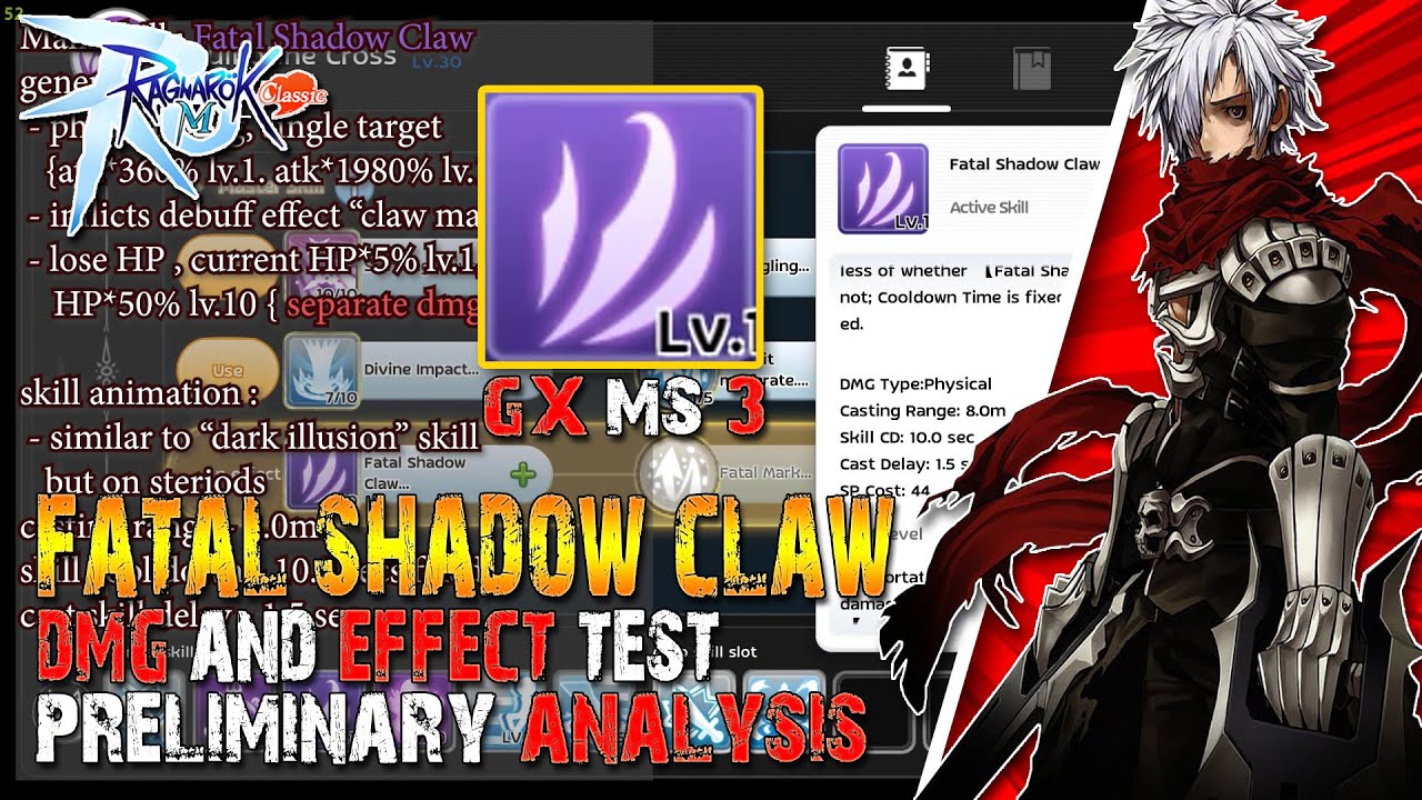 Ragnarok M: Classic GX MS3 Preliminary Skill & Passive Analysis