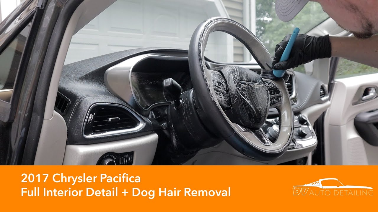 Chrysler Pacifica Full Interior Detail + Dog Hair Removal / DV Auto Detailing