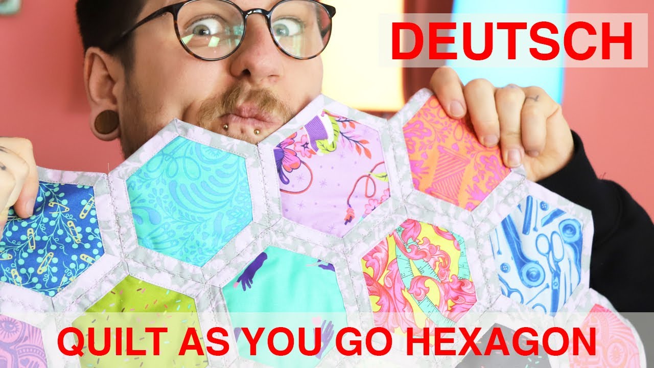 Quilt As You GO Hexagon (auf deutsch)