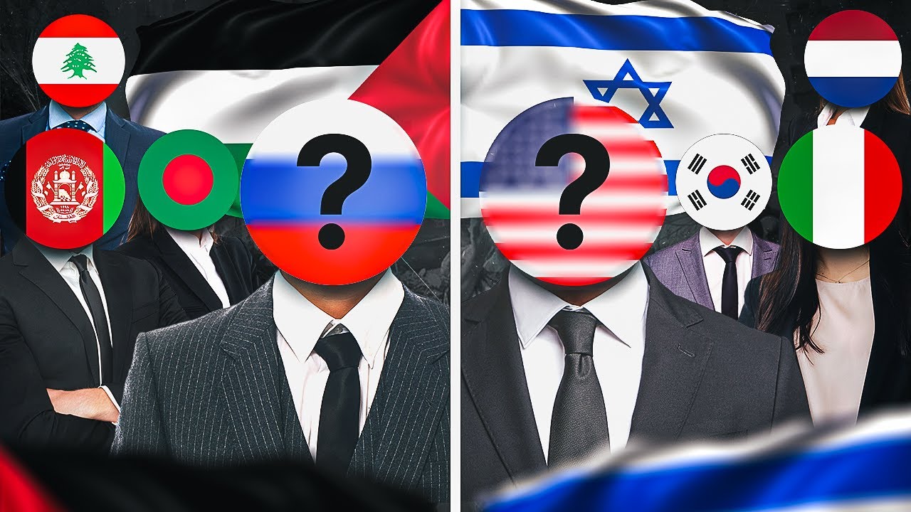 TOP Countries that Support Palestine and Israel