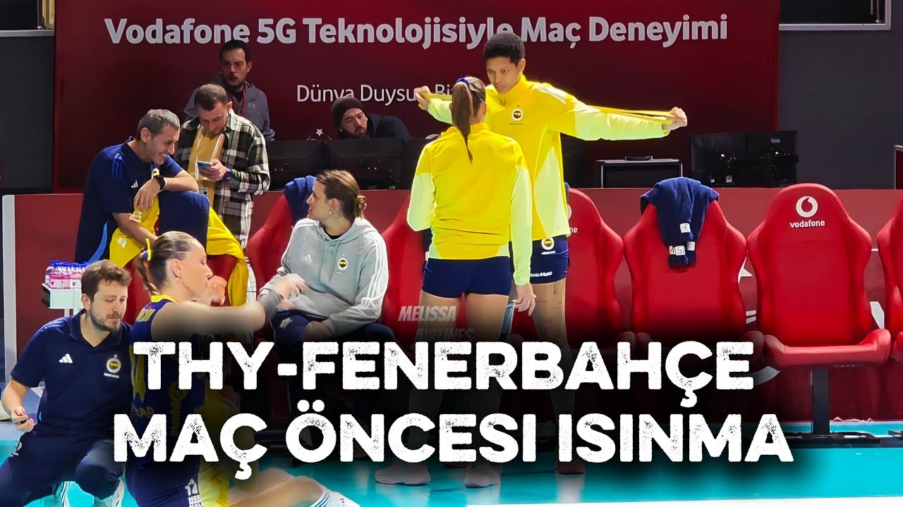 Thy-Fenerbahçe Maçı Öncesi Isınma Görüntüleri #volleyball #melissavargas #fenerbahçe #warmup #power 