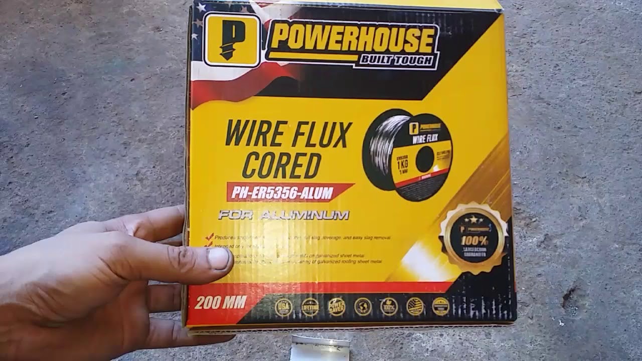 Испытание порошковой проволоки Powerhouse для алюминия ER5356