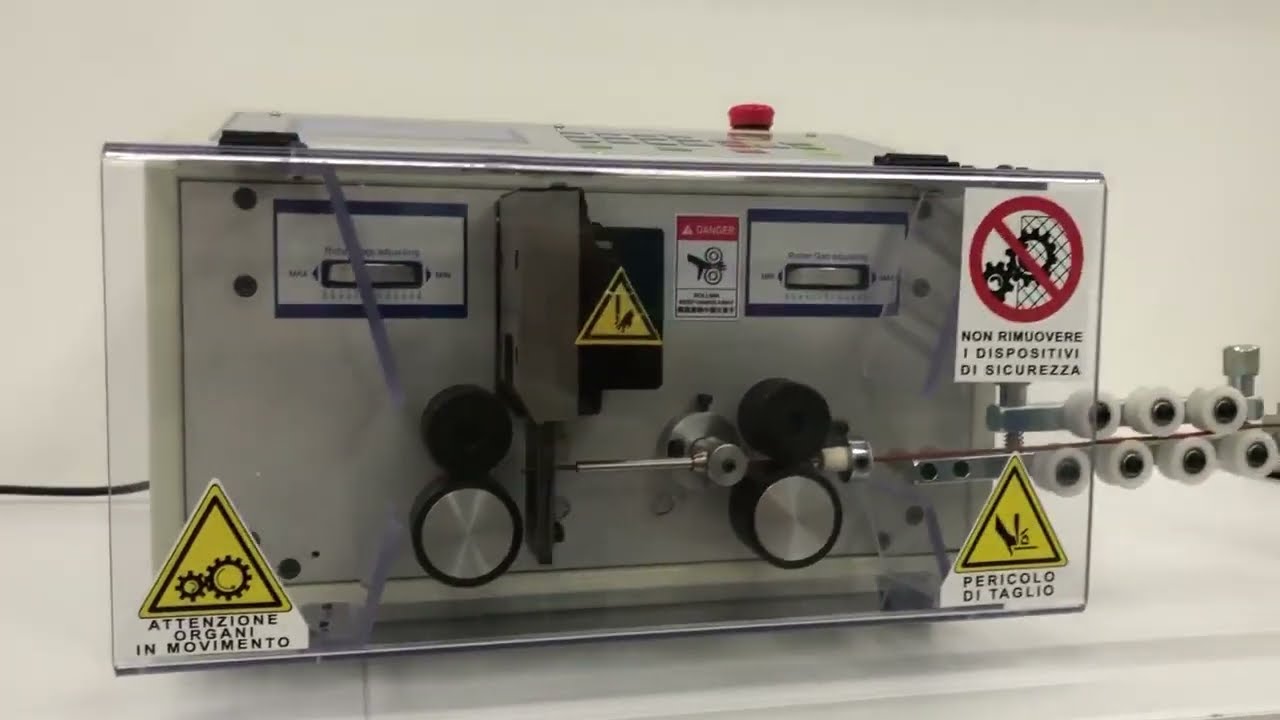 TAGLIA SPELA CAVI ⁄ CABLE CUTTING AND STRIPPING MACHINE   TSC2,5N 720p 30fps H264 128kbit AAC