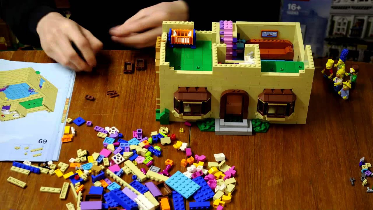 LEGO 71006 THE SIMPSONS HOUSE Time-lapse Build