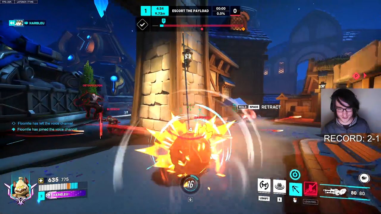 Никто не играет на Хаммонде так, как ЛУЧШИЙ в мире — Харблю! [Overwatch 2, 19 сезон, топ-500]