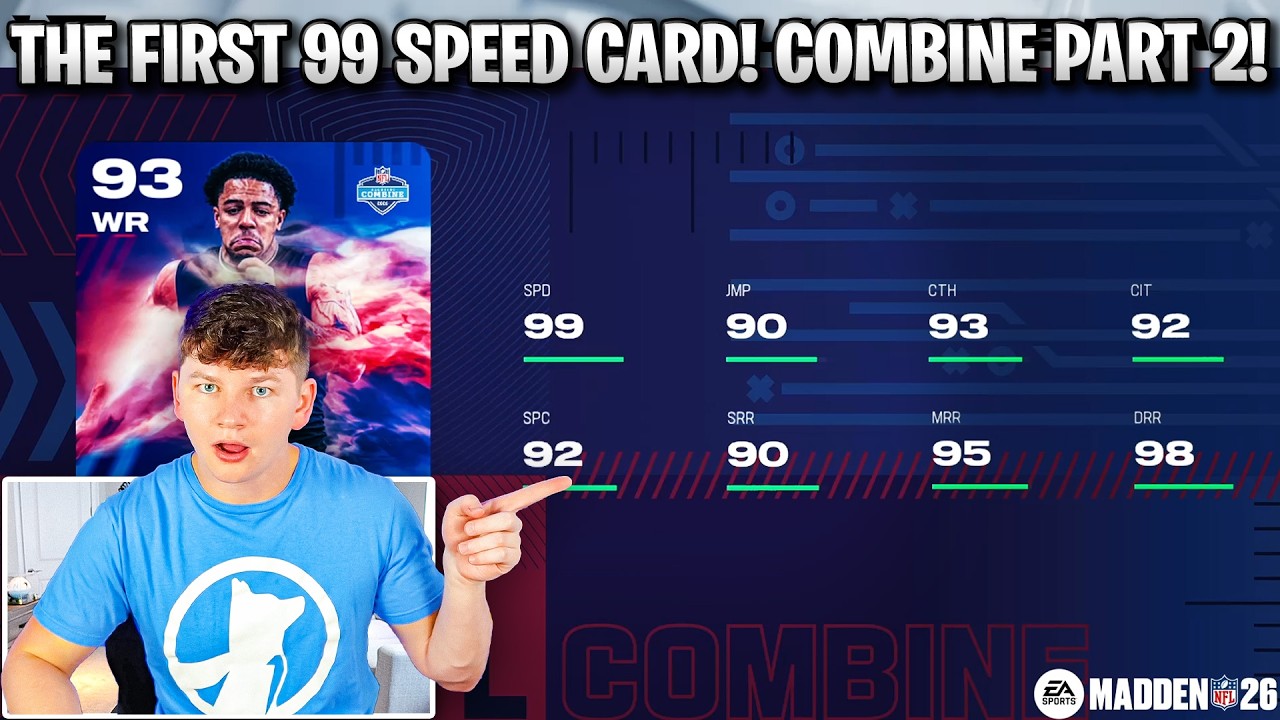 THE FIRST 99 SPEED PLAYER! COMBINE PART 2 REVEALED!