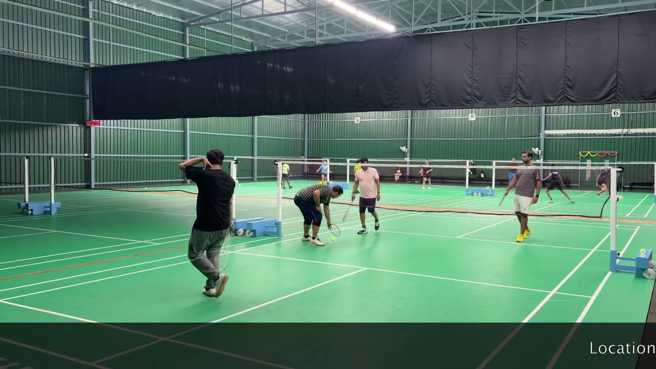 Badminton game with friends - Game 13